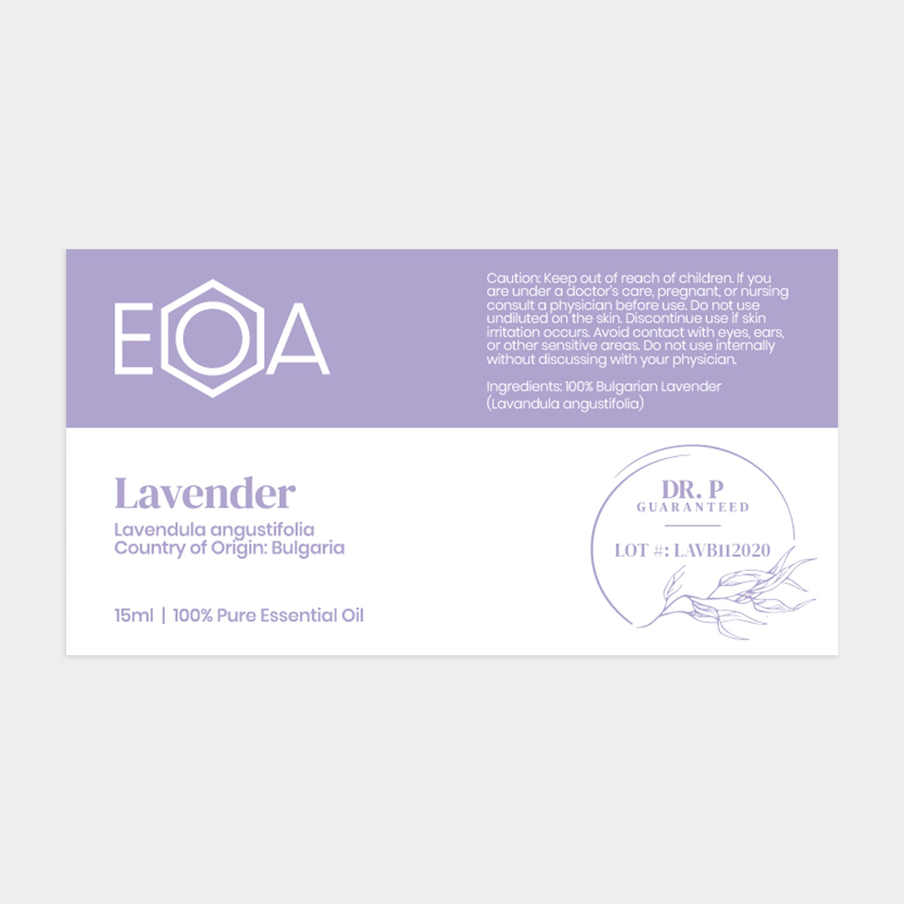 Aromatics International Lavender (Bulgaria) Essential Oil 15 ml